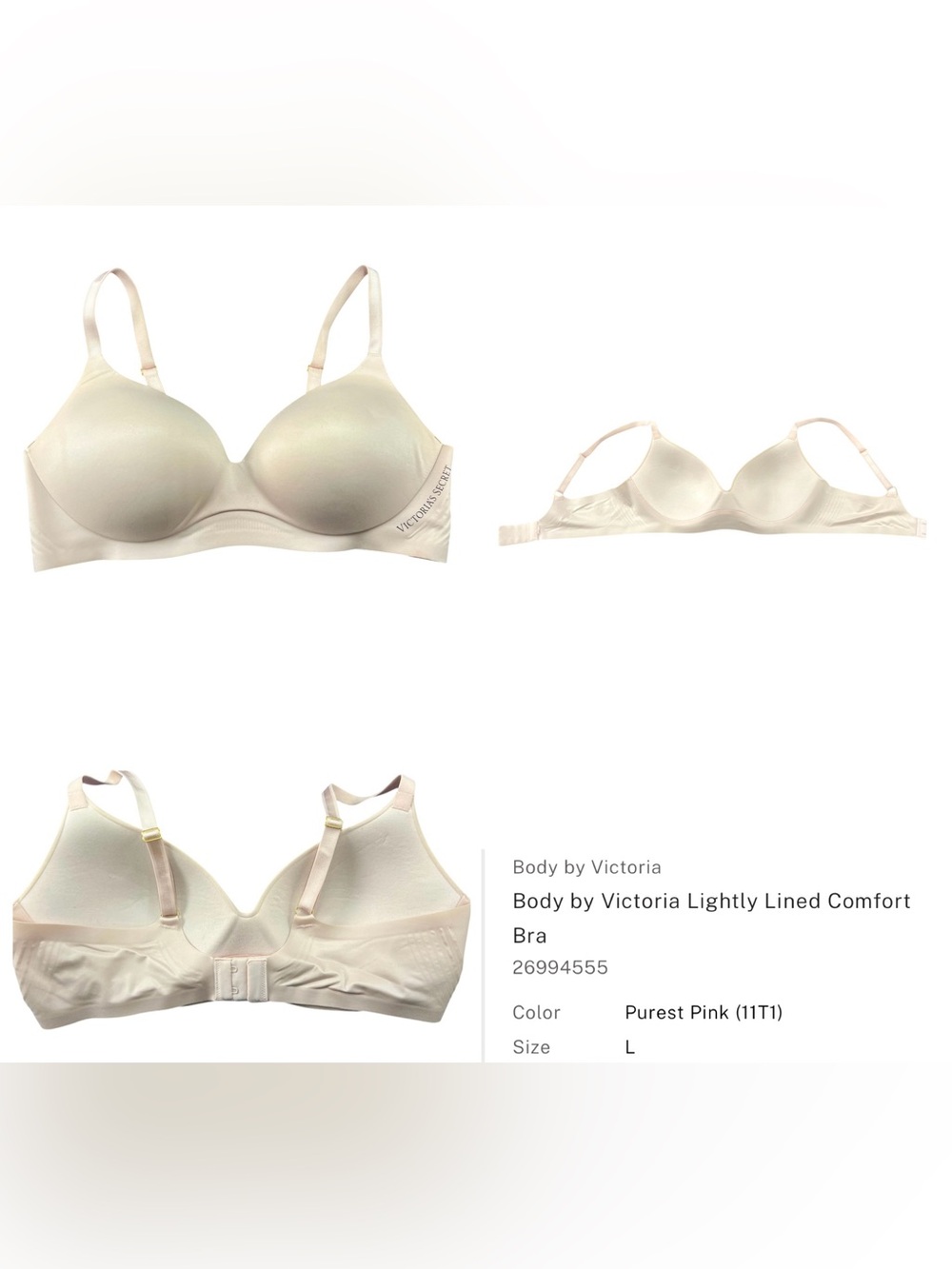 Victoria’s Secret/PINK Wireless Bras - 36D - Large - Lot Of 5 - Picture 4 of 6